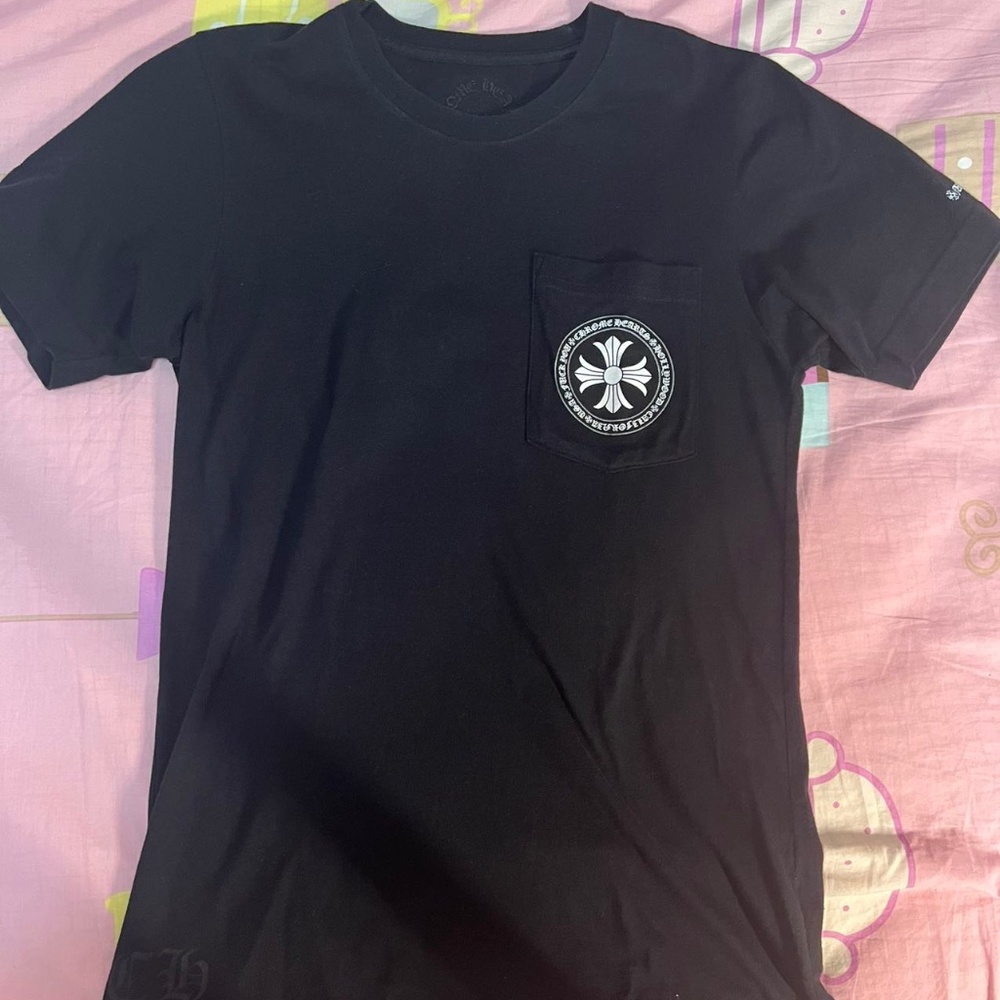 Chrome Hearts Horse Shoe Logo Pocket T-Shirt Black